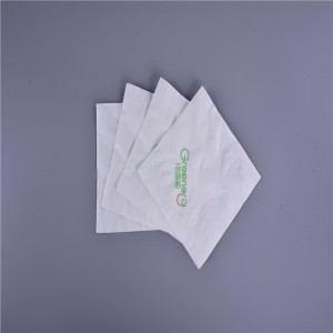 serviettes de table en papier imprimées sur mesure 1/4 Off Fold